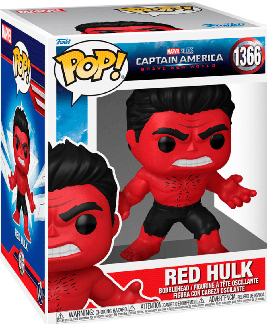 Figura POP Super Marvel Capitan America Brave New World Red Hulk- FUNKO