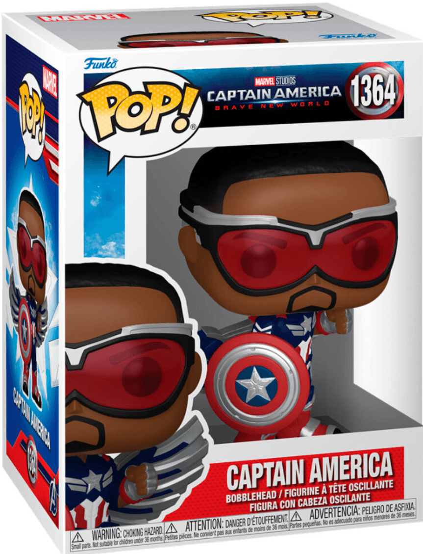 Figura POP Marvel Capitan America Brave New World Capitan America- FUNKO
