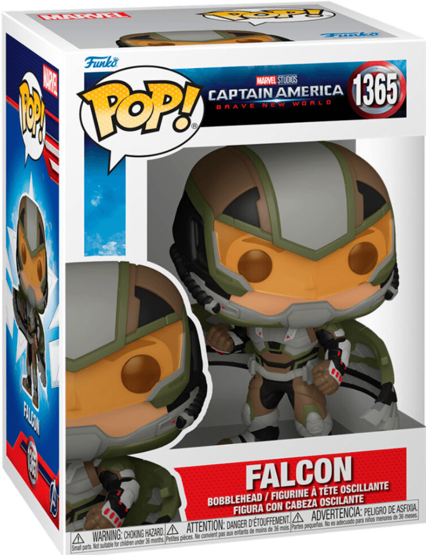Figura POP Marvel Capitan America Brave New World Falcon - FUNKO