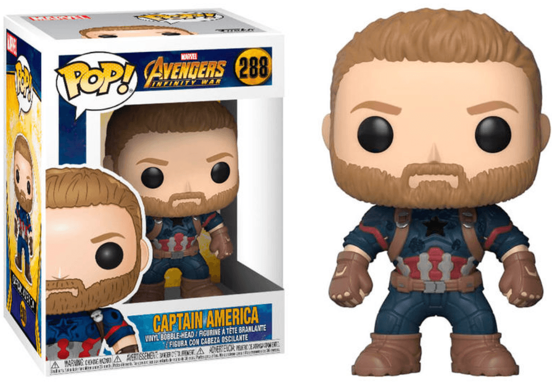 Figura POP Marvel Avengers Infinity War Capitan America- FUNKO