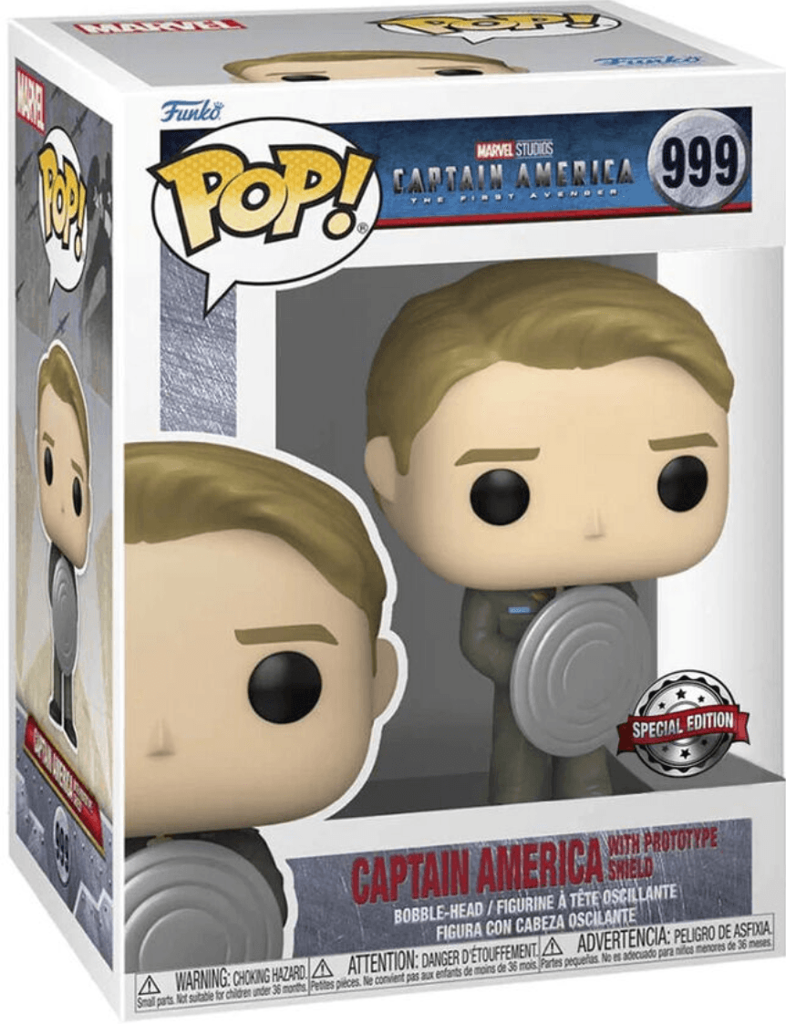 Figura POP Marvel Captain America - Captain America Exclusive- FUNKO