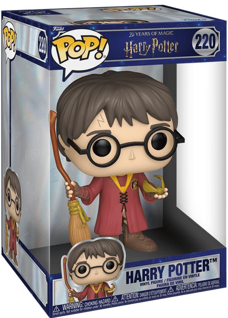 Figura POP Jumbo Harry Potter with Nimbus 2000 - FUNKO